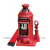 Домкрат гидравлический AUTOPROFI, бутылочный, 10 т., высота подъёма 405 мм., 1/2